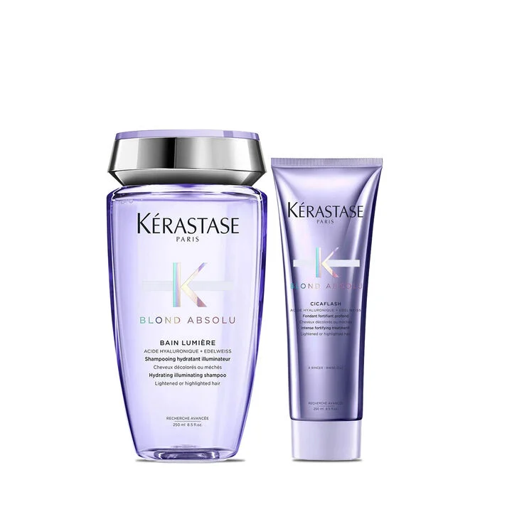 KIT KÉRASTASE BLOND ABSOLU SHAMPOO E CONDICIONADOR PARA CABELOS LOIROS